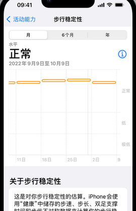 应城iPhone手机维修如何在iPhone开启'步行稳定性通知'