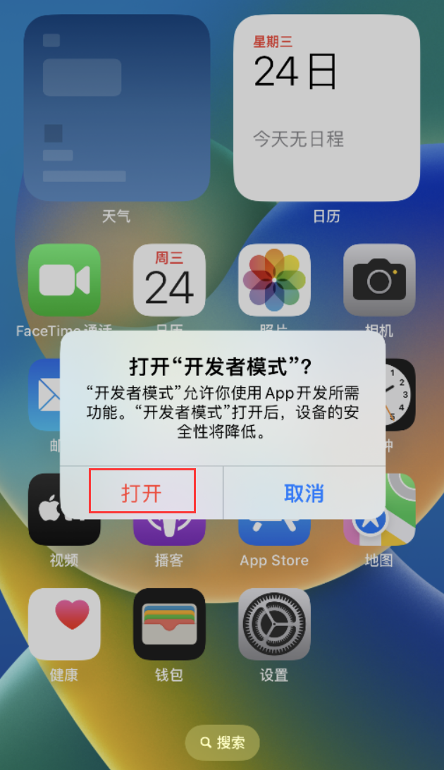 应城苹果手机维修分享如何打开开发者模式 