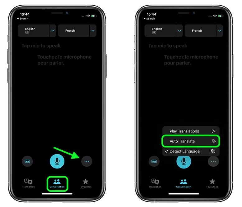 应城苹果手机维修分享iOS 15 “翻译” App 新改进 